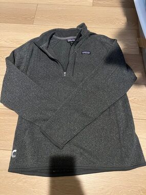 Patagonia Charcoal Gray Quarter-Zip Pullover